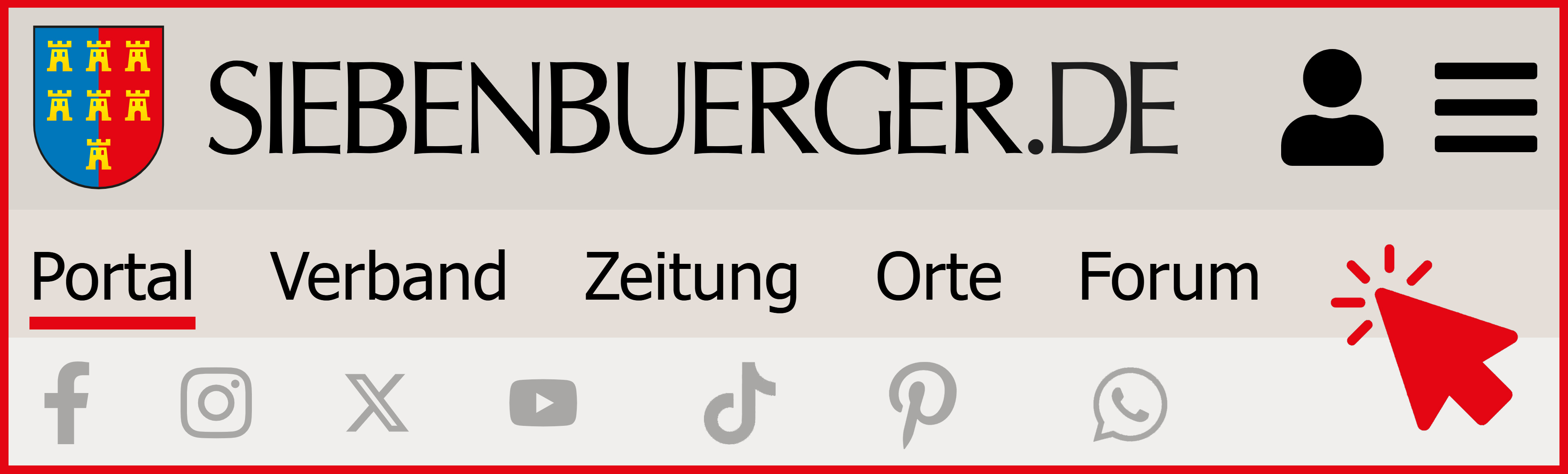 Banner Siebenbuerger.de Onlinemedien Social Media