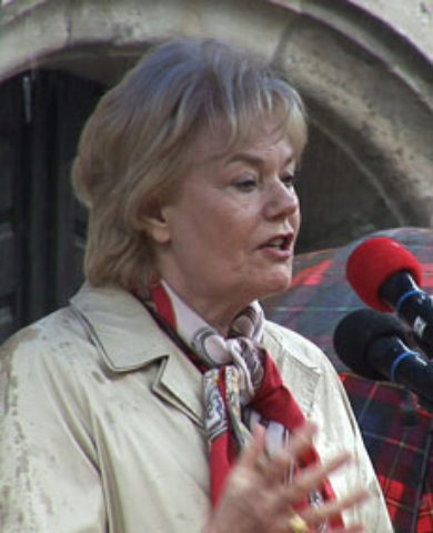 BdV-Präsidentin Erika Steinbach während ihres .