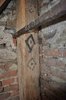 alte hinterlassene Inschriften, im Felldorfer Kirchturm