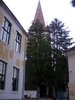 Die " Neue Schule " neben der Groschenker Kirchenburg